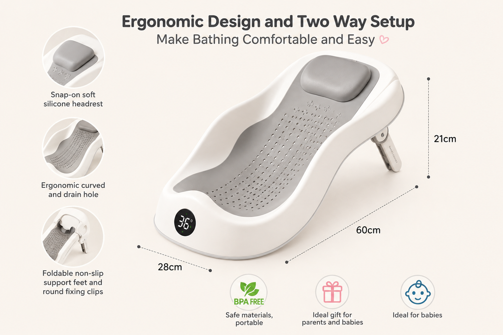 Little Smiles Smart Baby Bath Support