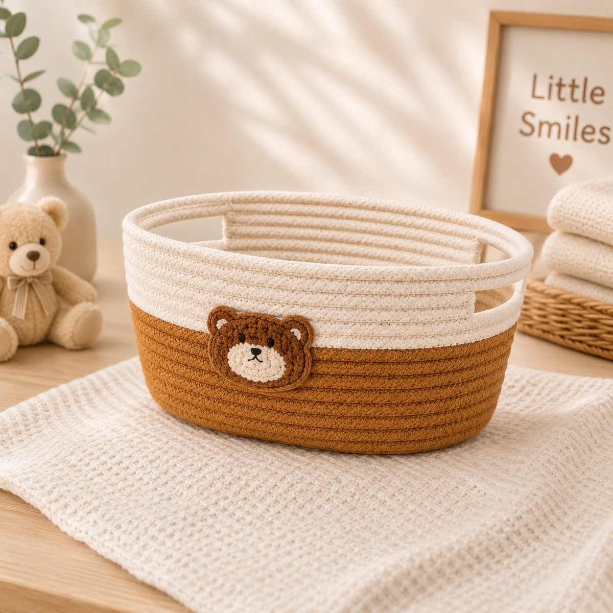 Little Smiles Baby Storage Basket