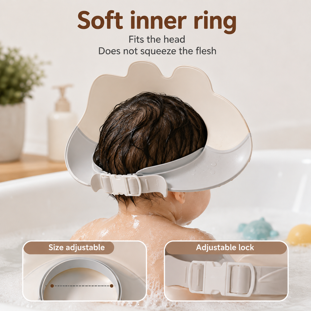 Little Smiles Bear Shampoo & Bathing Cap
