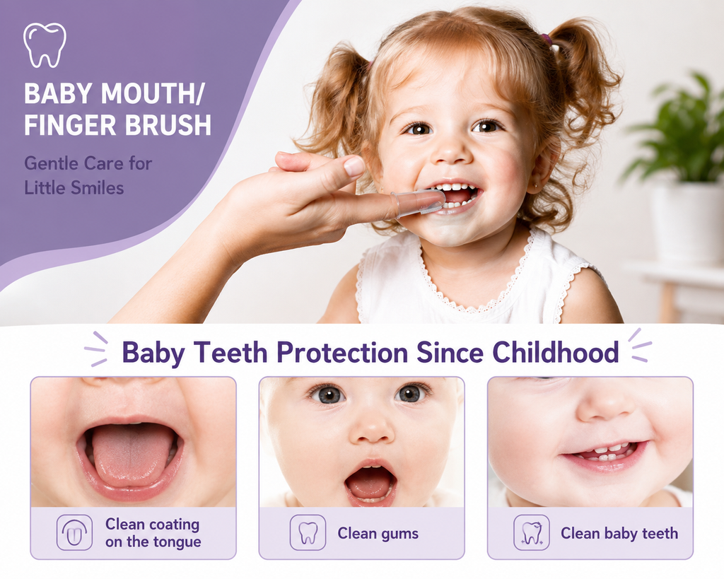 Little Smiles Silicone Finger Baby Toothbrush