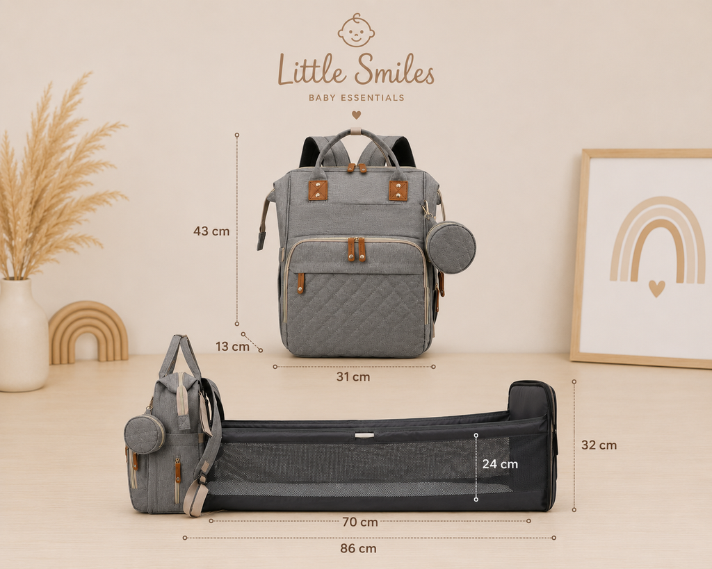Little Smiles Multifunctional Baby Diaper Backpack