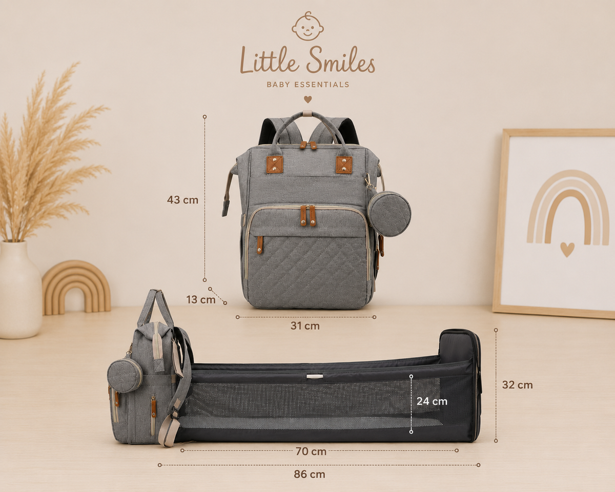 Little Smiles Multifunctional Baby Diaper Backpack