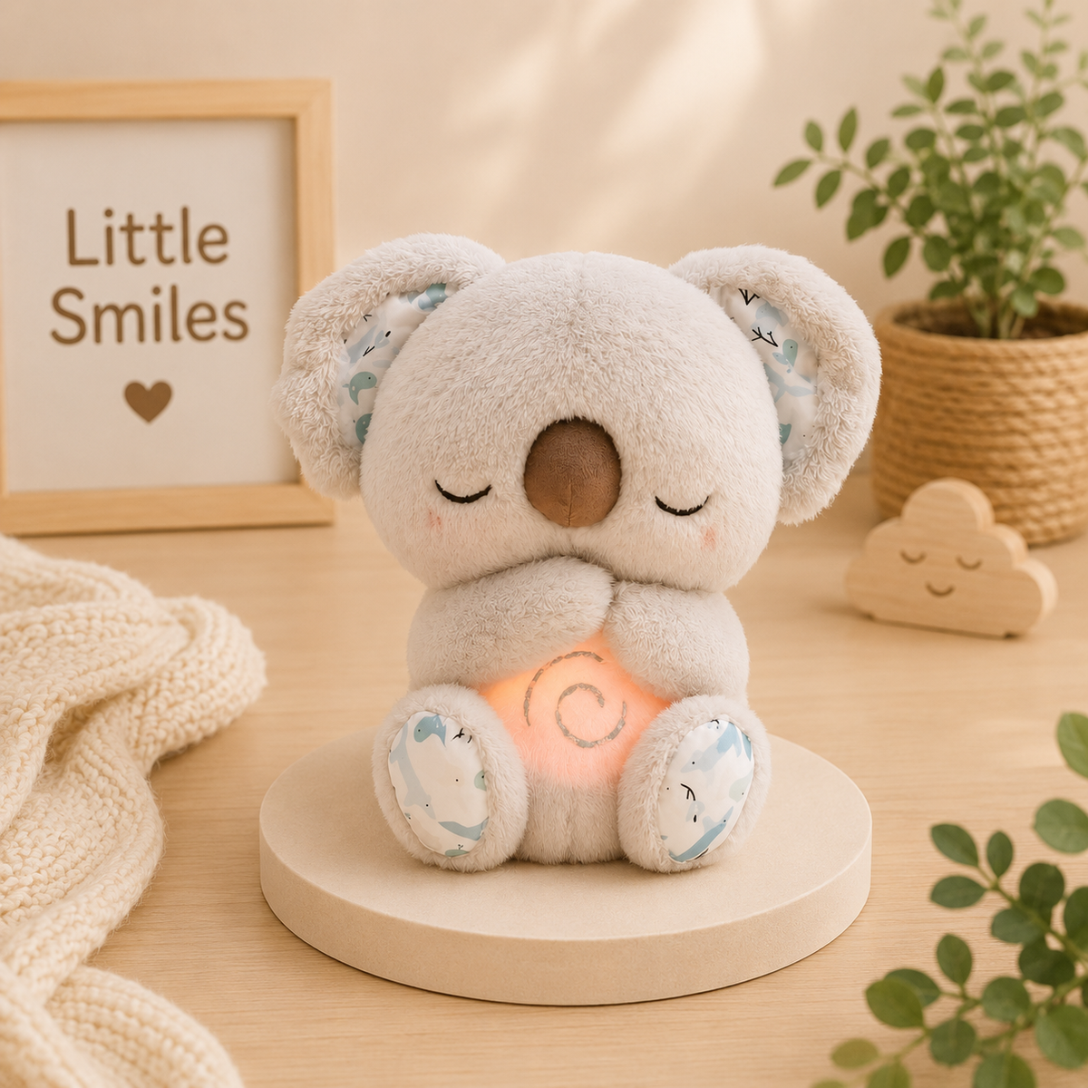 Little Smiles Luminous Breathing Koala Plush Toy